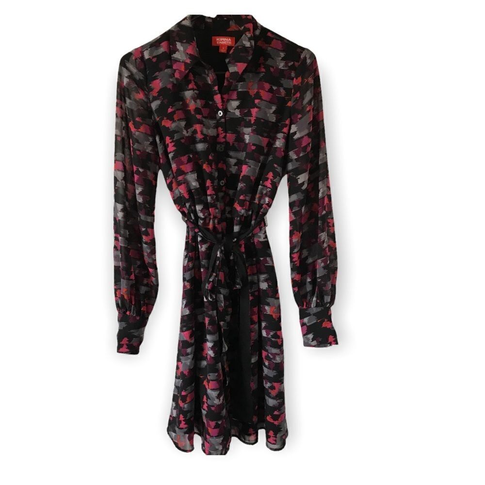 Kirna Zabete/ Target long sleeve button down dress (D1)
